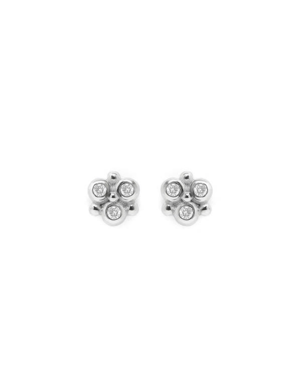Boucles d’Oreilles Mini Fleur Dew Drop