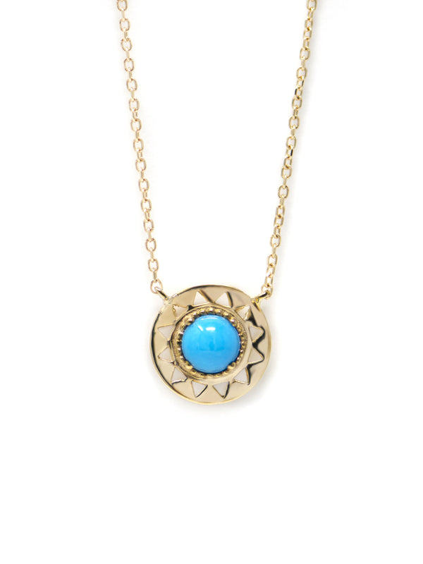 Collier Mini Disque Aztec