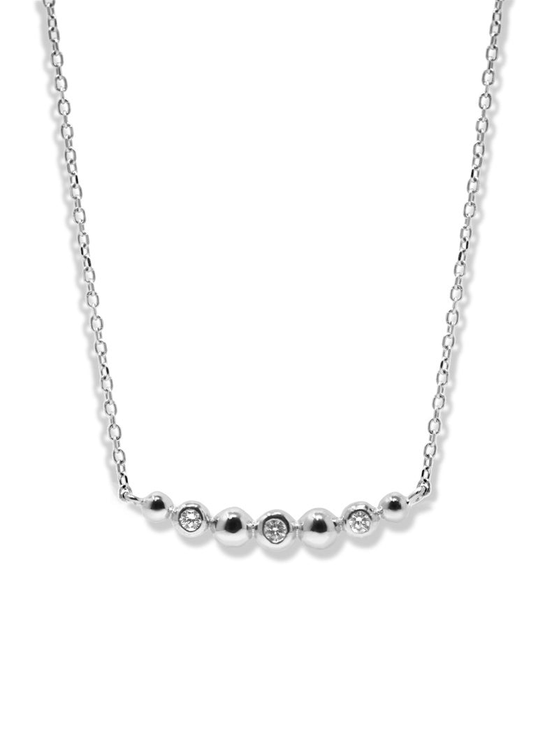 Dew Drop Bar Necklace