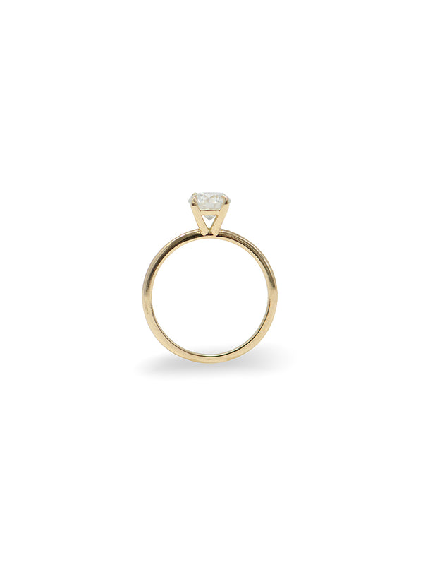 Bague de Fiançailles en Diamant Taille Coussin