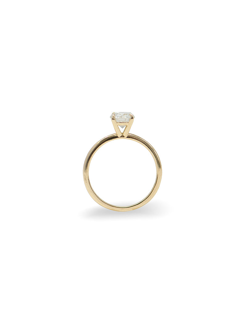 Bague de Fiançailles en Diamant Taille Coussin