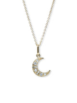 Aztec Crescent Charm Necklace