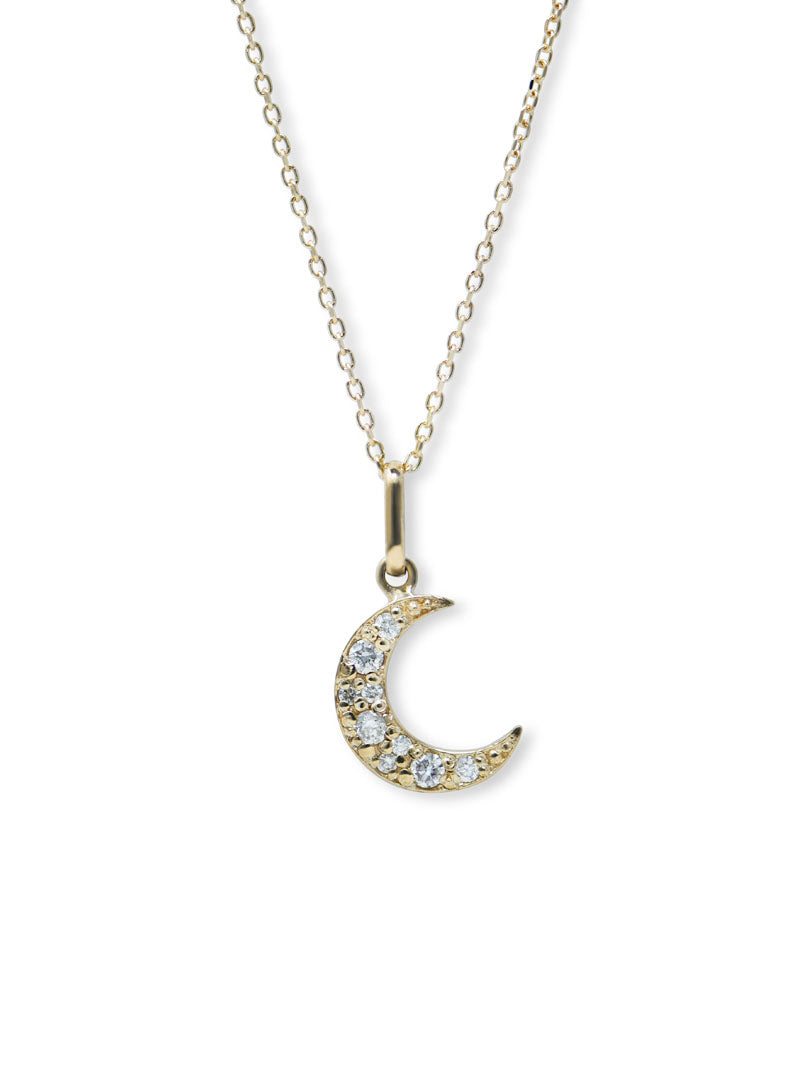 Aztec Crescent Charm Necklace