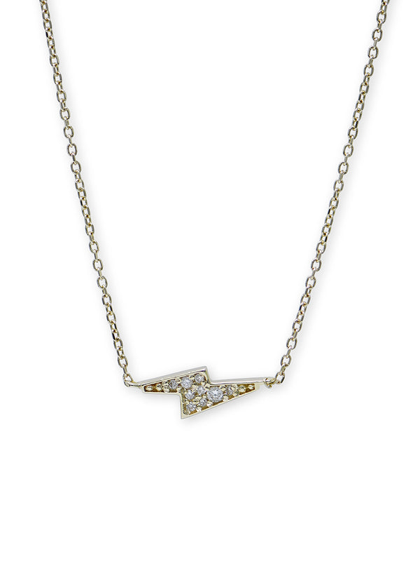 Collier Éclair Aztèque en Pavé