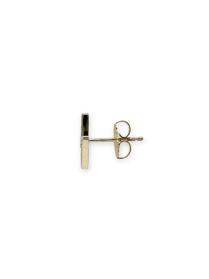 Aztec Lightning Bolt Studs