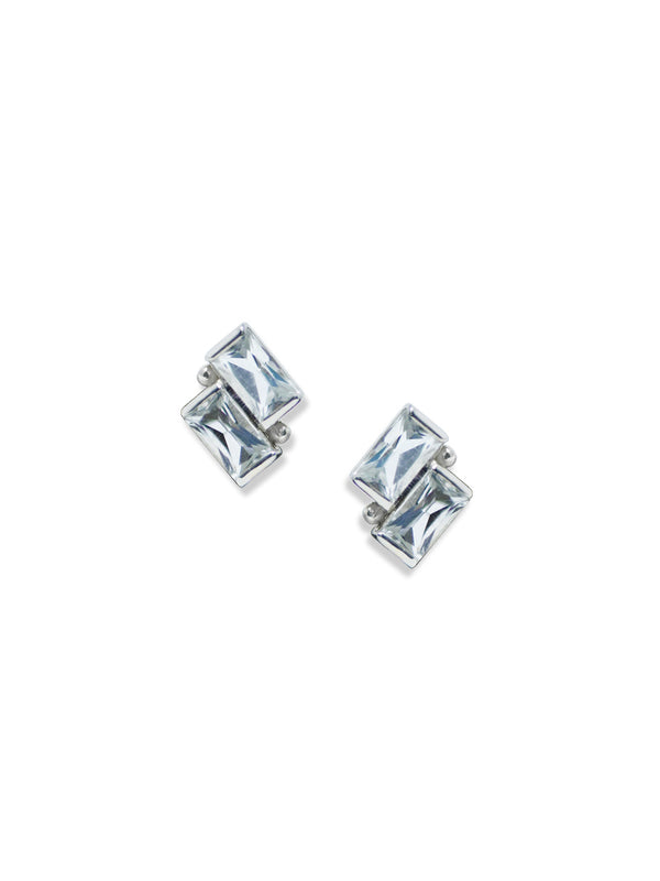 Clous d’Oreilles Deux Carrés Cléo