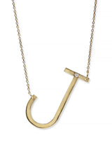 Collier Love Letter à Initiale Surdimensionnée  
