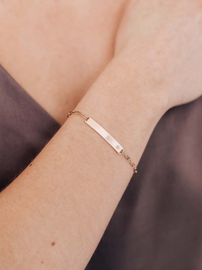 Bracelet ID Love Letter
