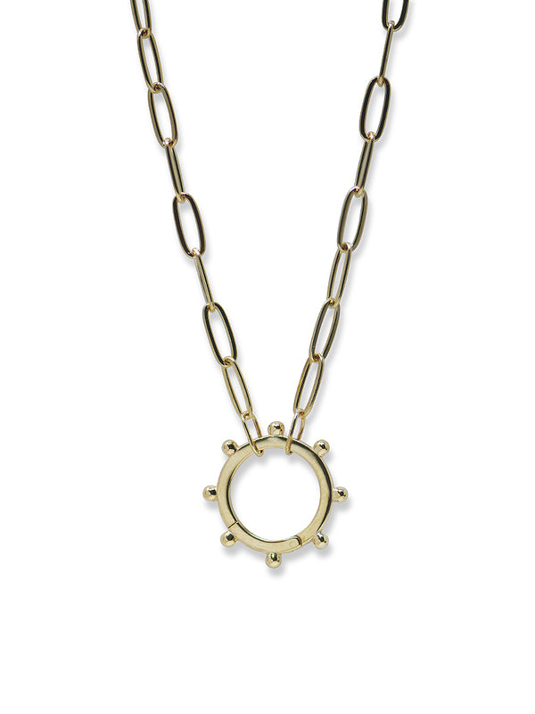 Capteur d’Histoire Marine Dew Drop avec Chaine Ovale
