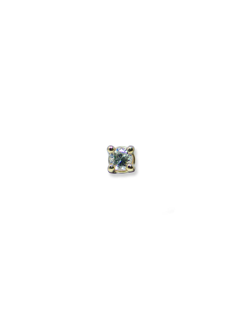 Anzie x Mel Soldera Petite Diamond Boutons D'oreille