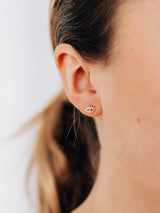 Anzie x Mel Soldera Turquoise Evil Eye Lash Stud