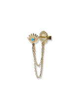 Boucles d’Oreilles Cil de Mauvais Turquoise 