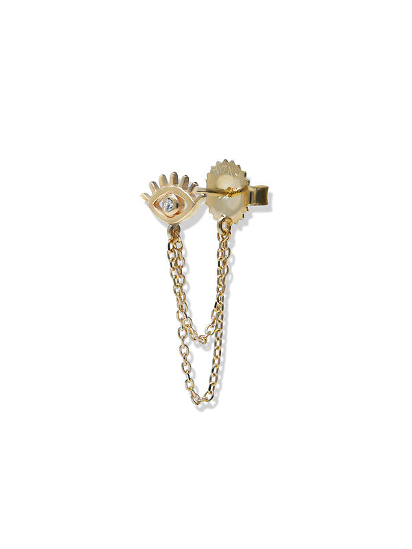 Anzie x Mel Soldera Boucles d’Oreilles Cil de Mauvais Œil