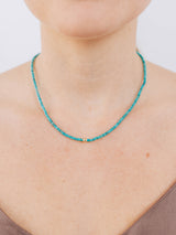 Collier Bohème à Rondelles de Turquoise Heishe