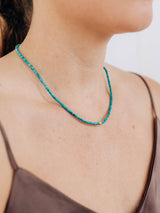 Collier Bohème à Rondelles de Turquoise Heishe
