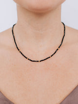 Collier Bohème de Spinelle Noir