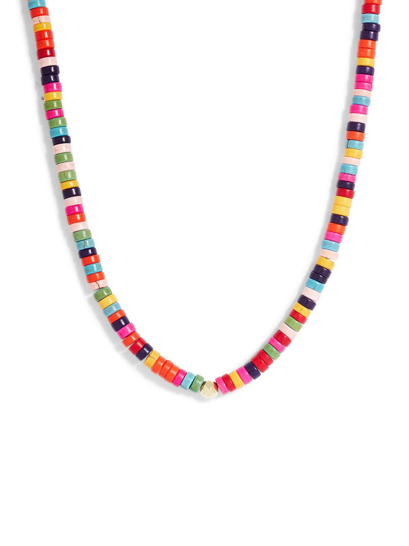 Collier Bohème à Rondelles Arc-en-Ciel