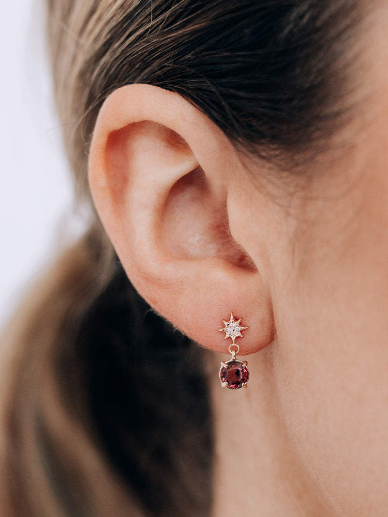 Aztec Boucles D'oreilles Étoile Polaire 