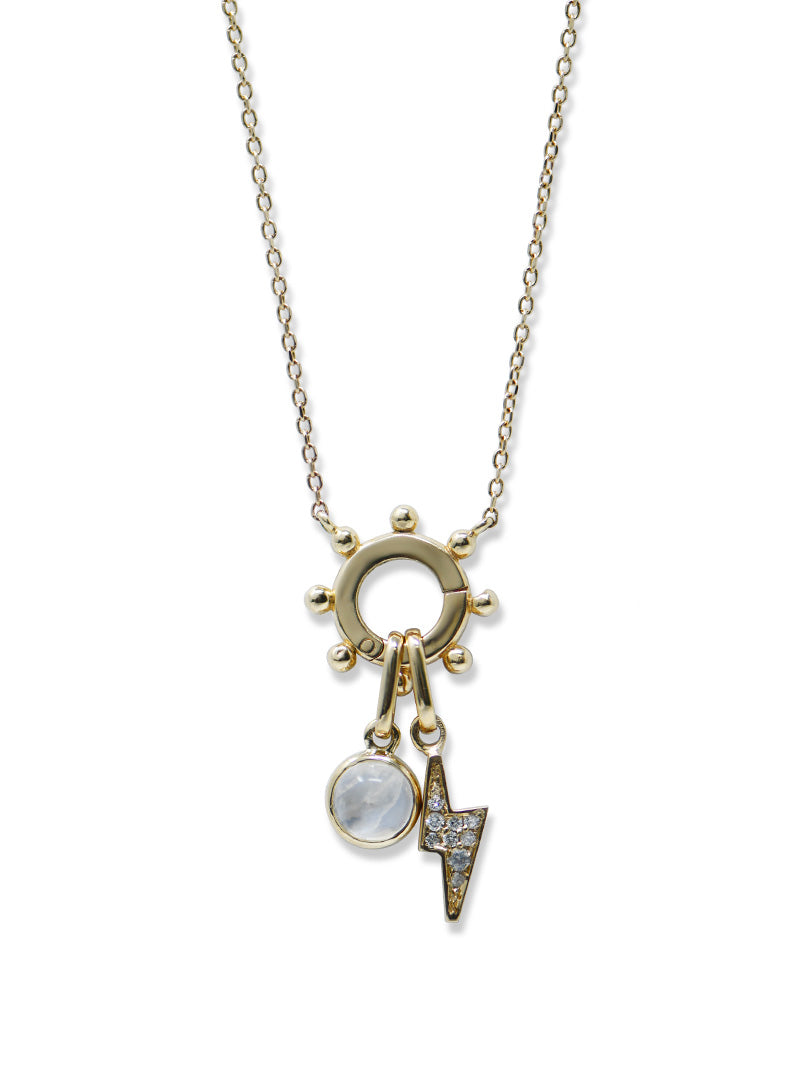 Dew Drop Madeline Mini Charm Catcher with Lightning Charms