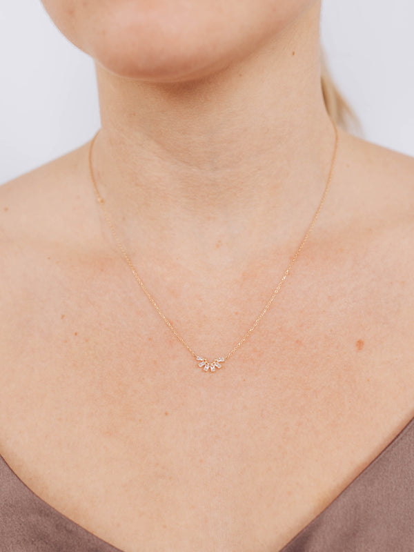 Anzie x Mel Soldera Deco Fan Necklace