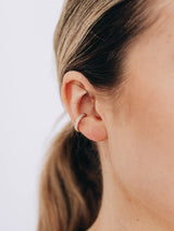 Double Dew Drop Pave Ear Cuff