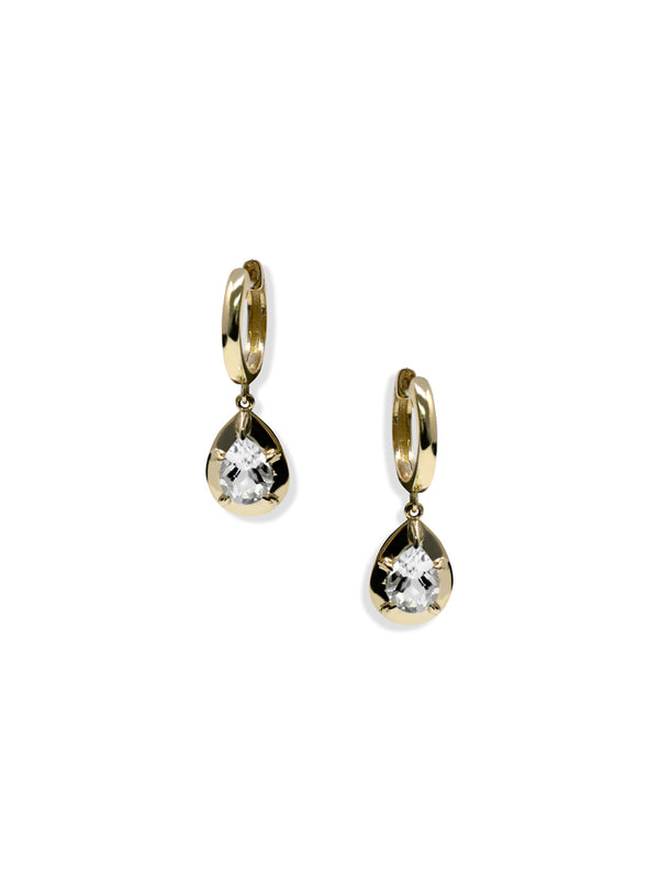 Boucles d'Oreilles Classique Breloque Poire Melia 