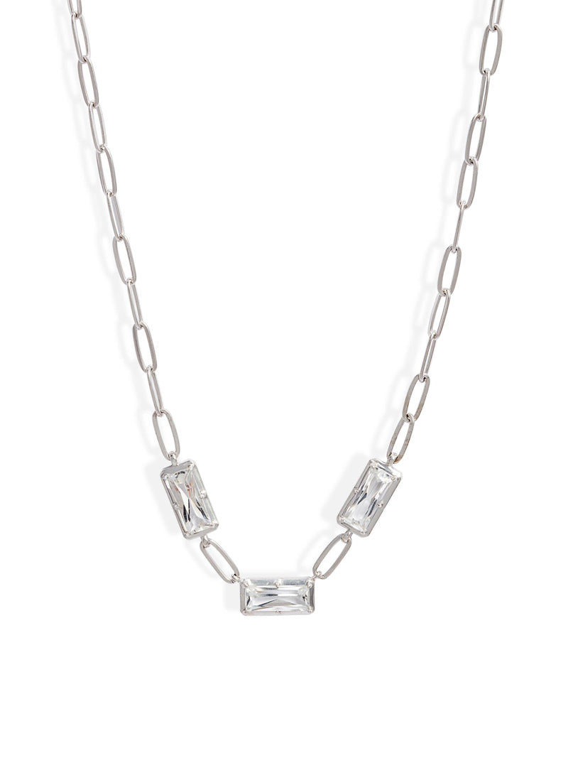 Cléo Carré Trio Station Necklace