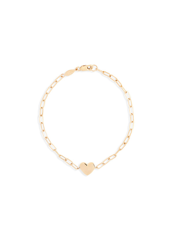 Love Letter Heart Paper Clip Bracelet