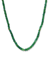 Collier Bohème à Rondelles Opale Verte
