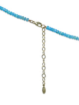 Bohème Faceted Paraiba Opal Rondelle Necklace