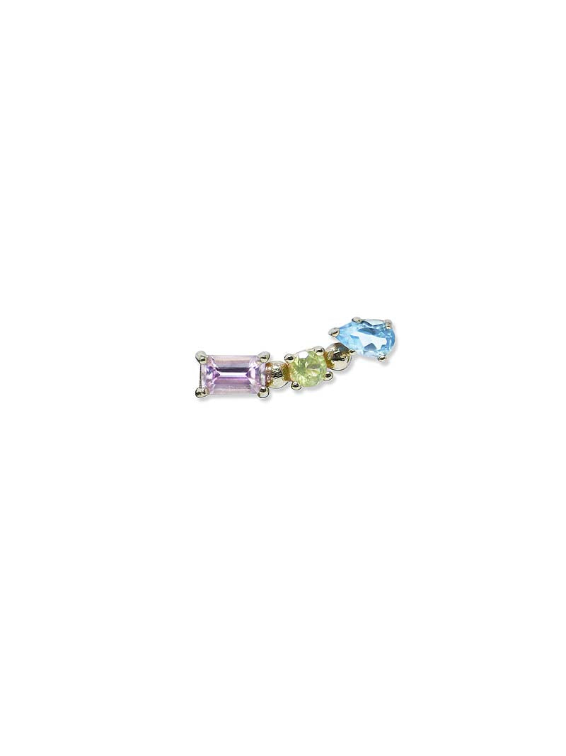 Mélia Geometric Rainbow Ear Crawler