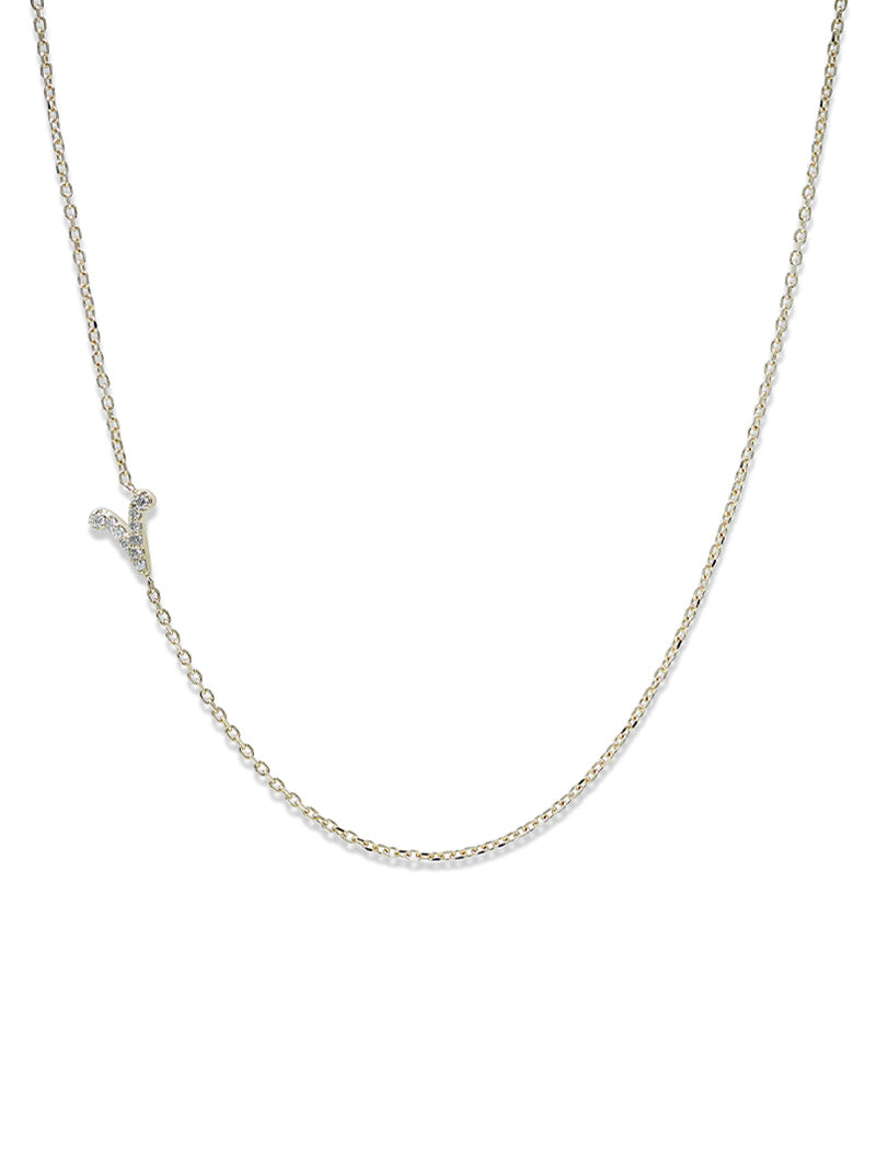 Love Letter Pavé Zodiac Necklace