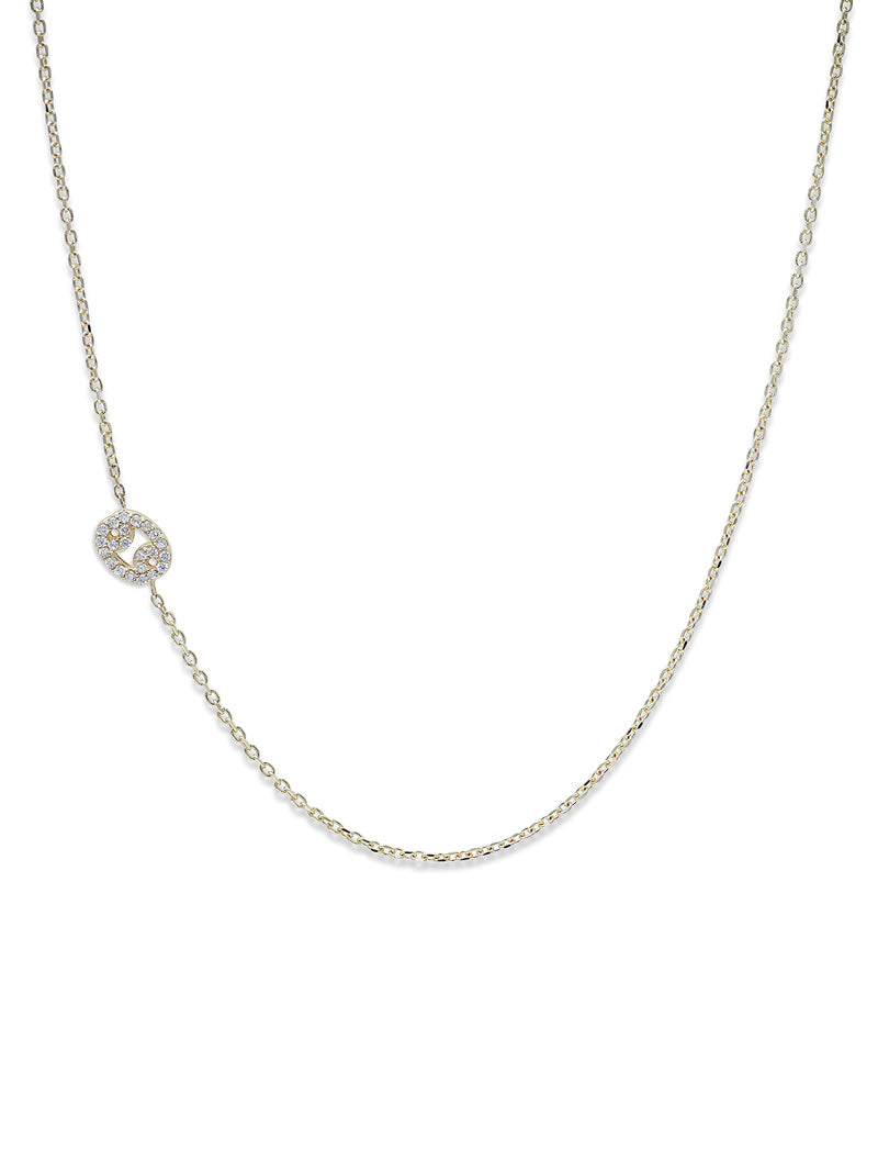 Love Letter Pavé Zodiac Necklace