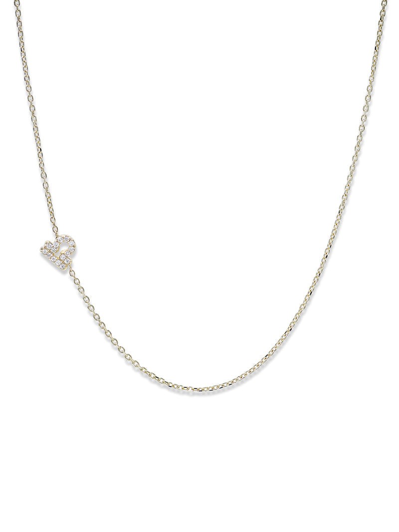 Love Letter Pavé Zodiac Necklace