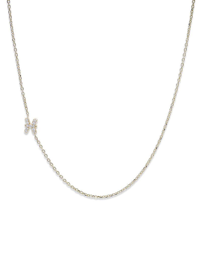 Love Letter Pavé Zodiac Necklace