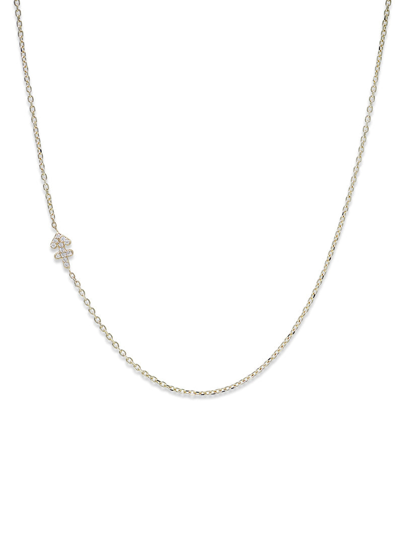 Love Letter Pavé Zodiac Necklace