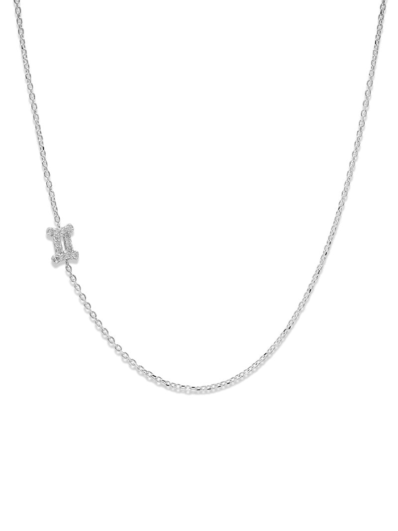 Love Letter Pavé Zodiac Necklace