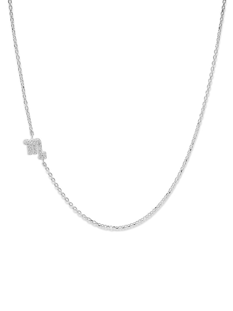 Love Letter Pavé Zodiac Necklace