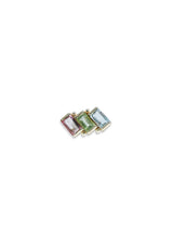 Cléo Triple Carré Baguette Studs