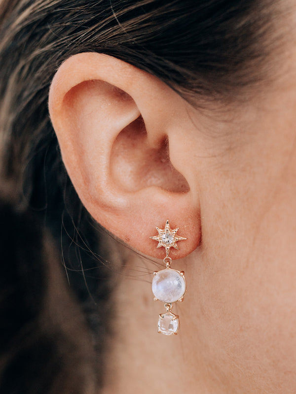 Clous d’Oreilles Micro Éclat D’étoiles Aztec