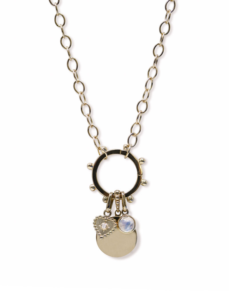 Dew Drop Marine Story Catcher Charm Necklace