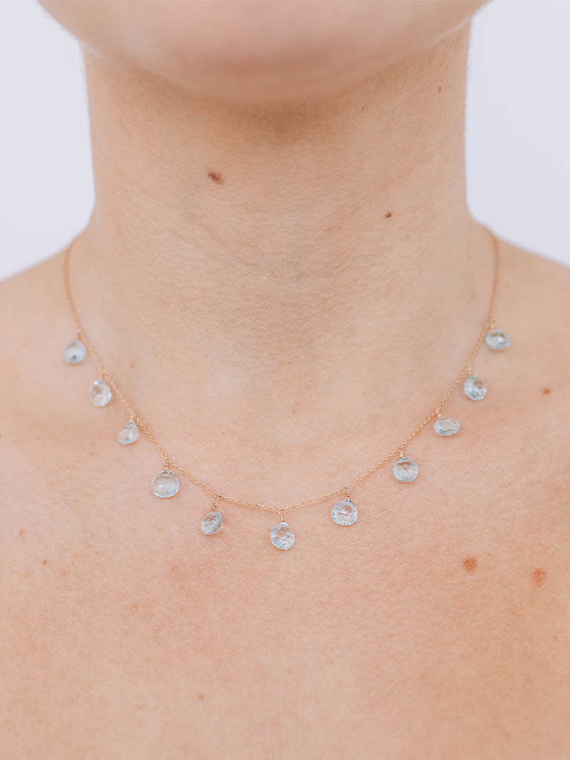 Droplet Briolette Necklace