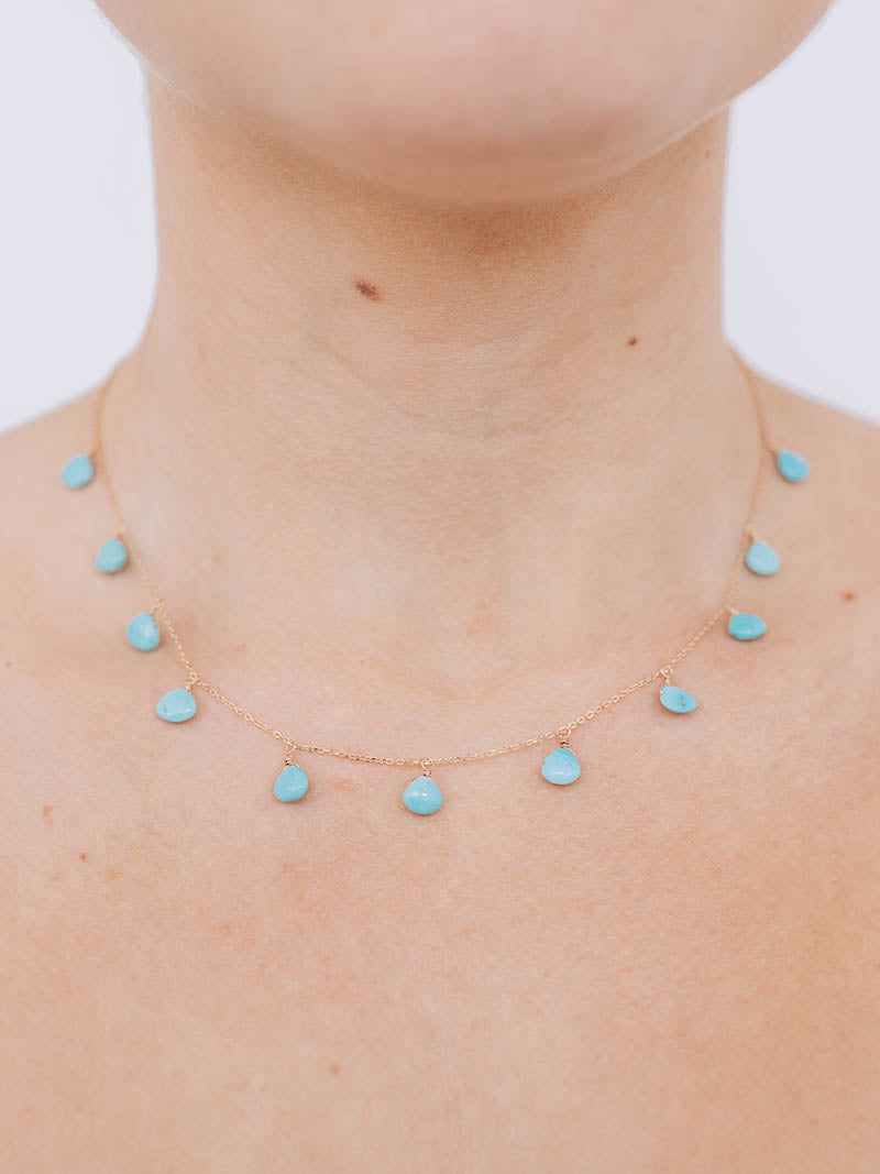 Droplet Briolette Necklace