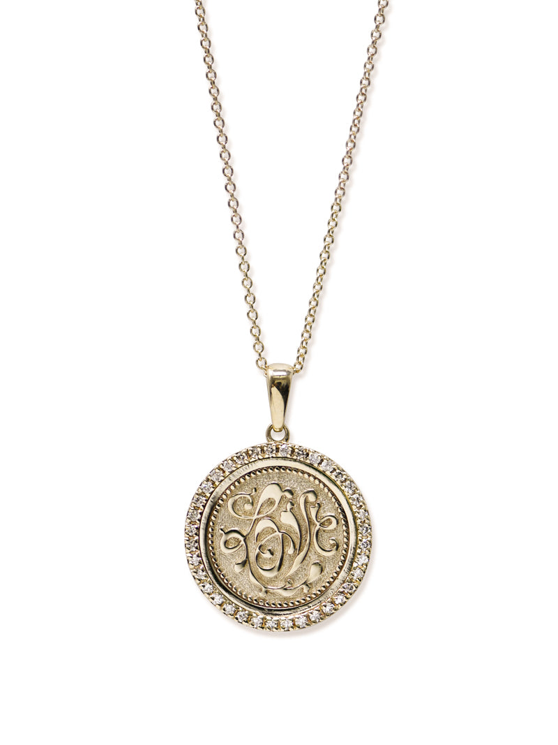 Love Letter Royal Love Medallion Necklace