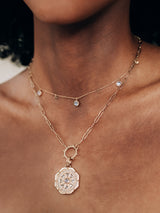 Collier Pierre de Lune Arc-en-Ciel Station Cléo 