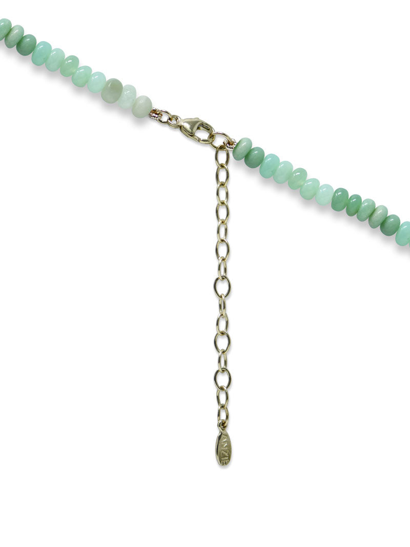 Bohème Smooth Chrysoprase Rondelle Necklace