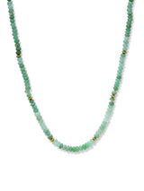 Bohème Smooth Chrysoprase Rondelle Necklace