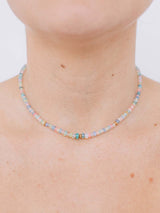Collier Bohème à Rondelles Opale Disco