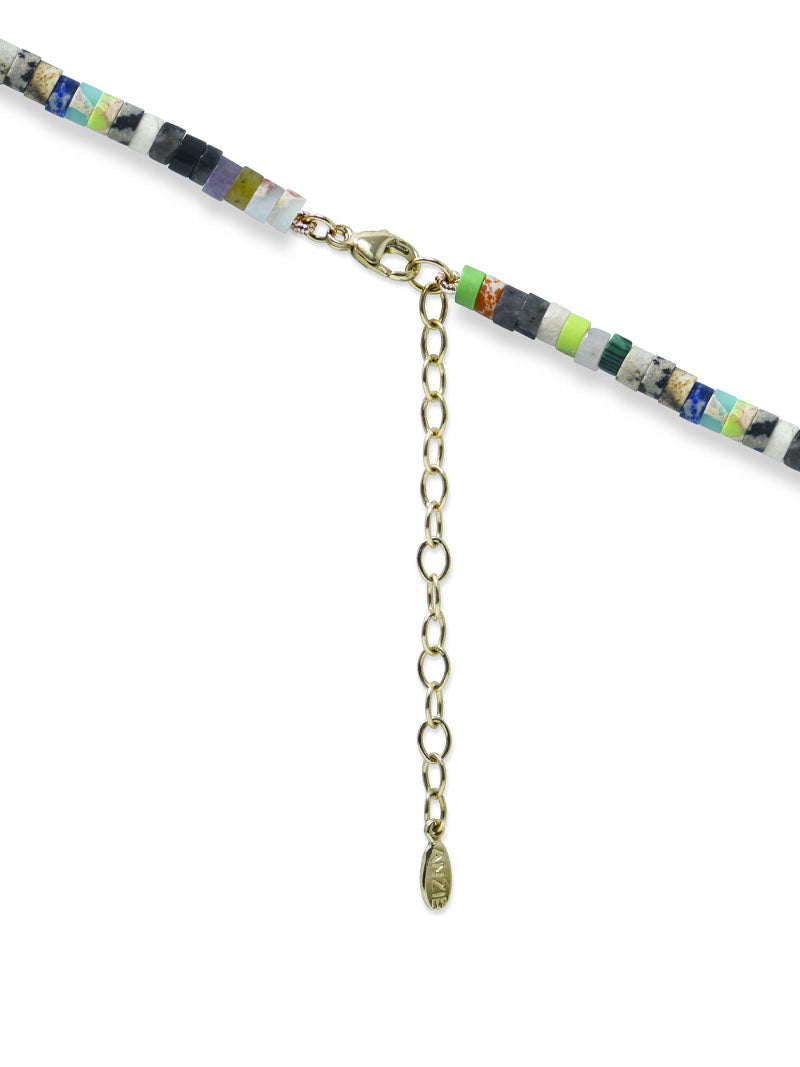 Collier Bohème Multicolore Assorti Arc-en-ciel Heishi