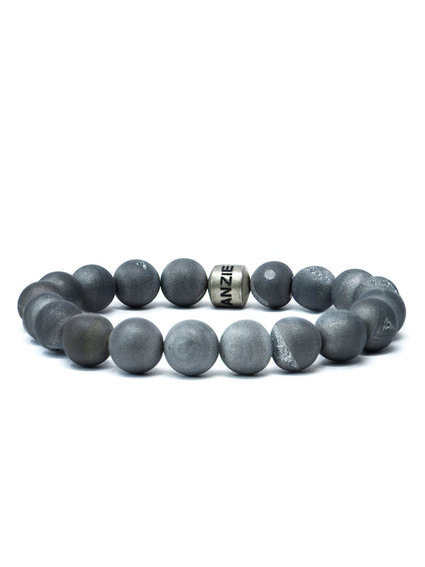 Men's Grey Druzy Bohème Bracelet